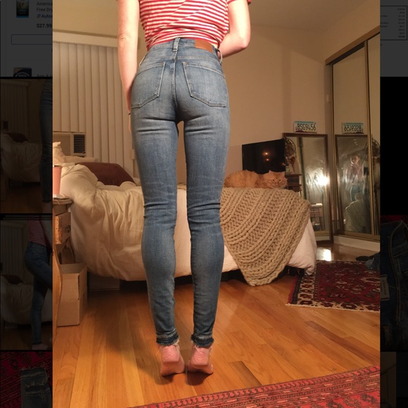 NEW Madewell 9” High Rise Skinny Jeans - Picture 2 of 6